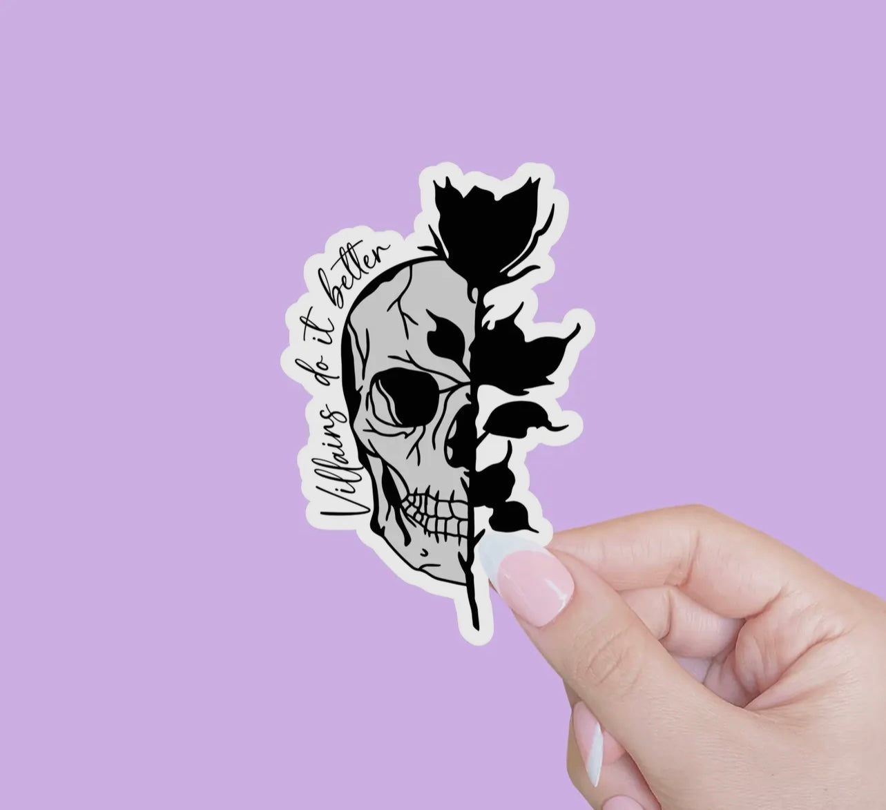 Villains Do It Better Bookish Sticker