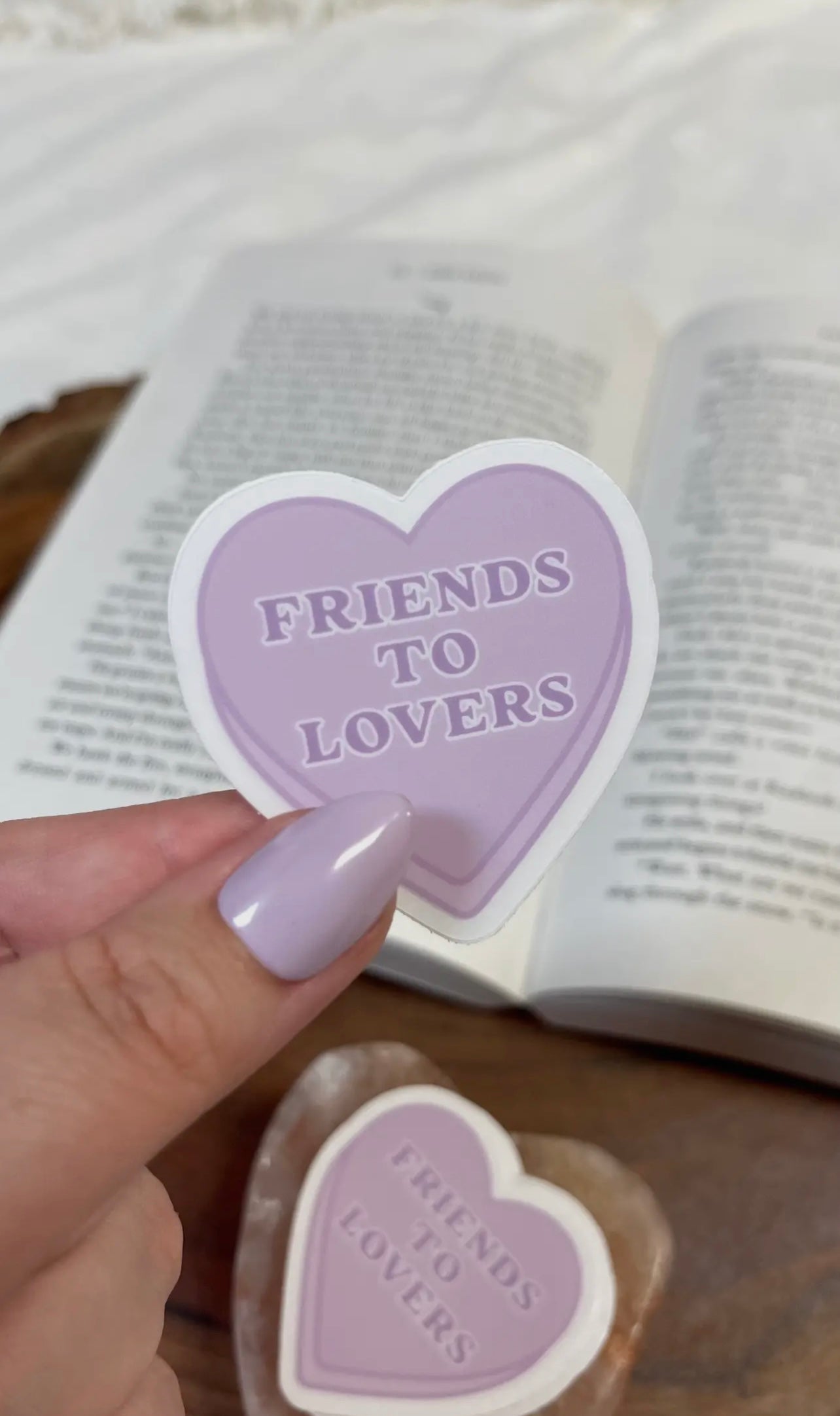 Friends to Lovers Bookish Sticker