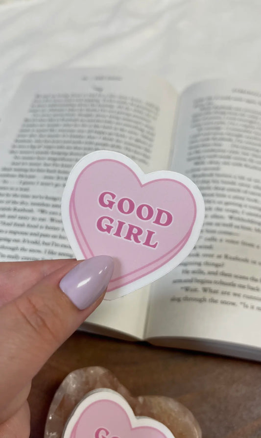 Good Girl Bookish Sticker