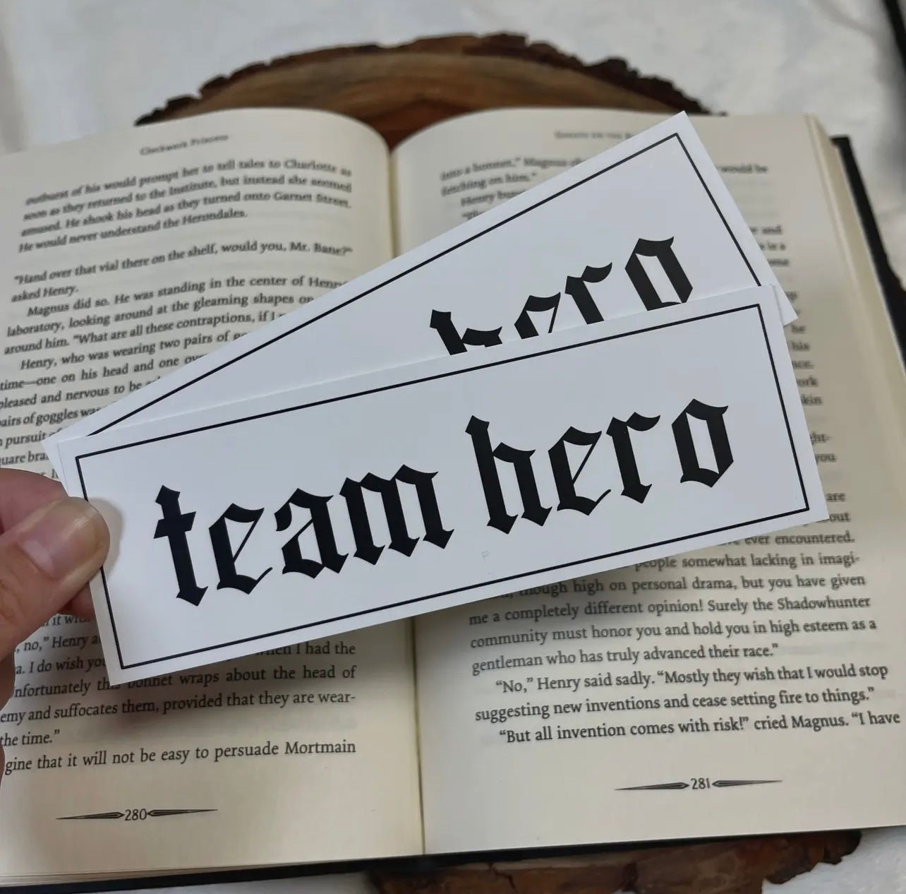 Team Hero Bookmark - Book Junkies Book Box & Shop