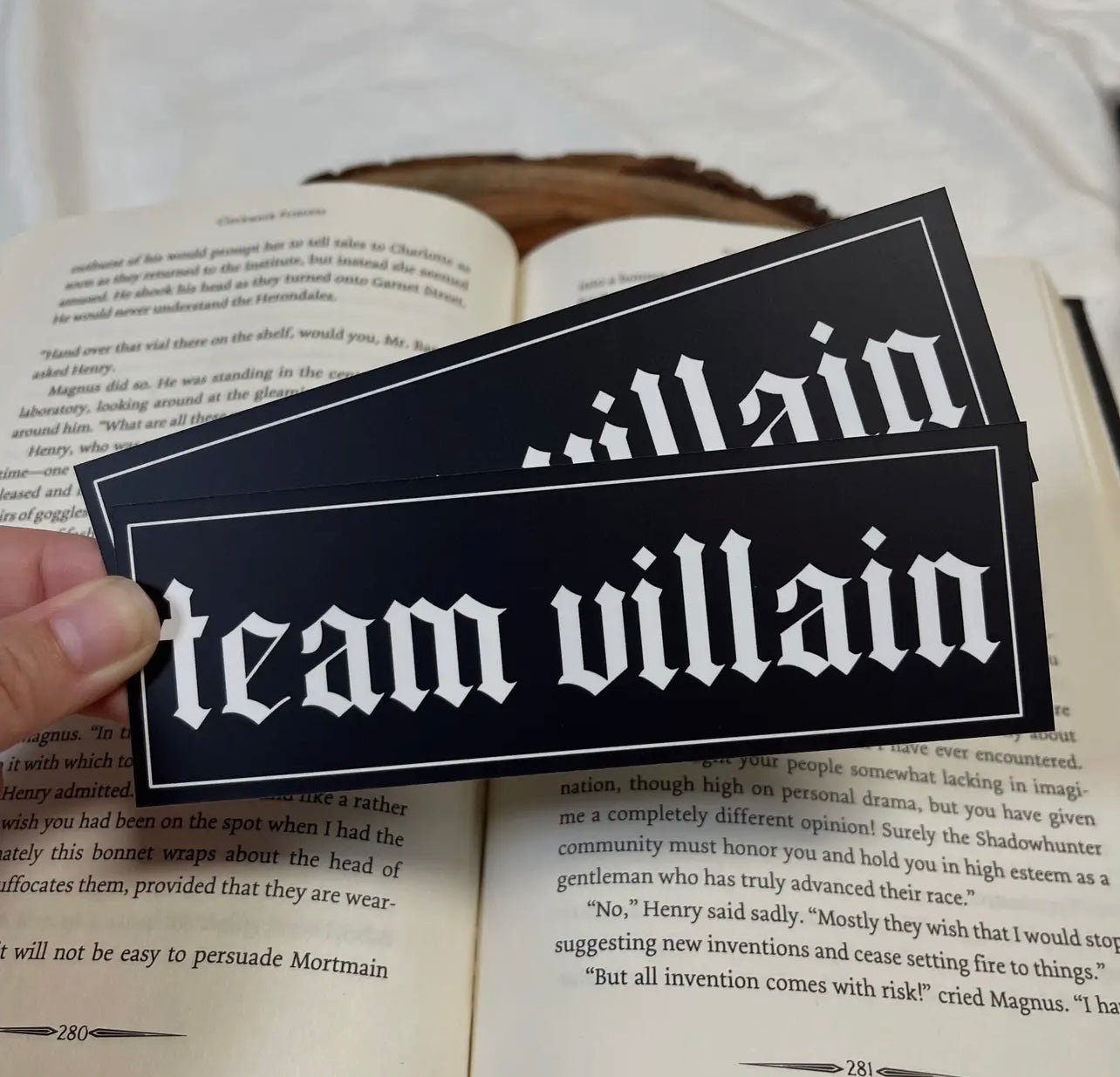 Team Villain Bookmark - Book Junkies Book Box & Shop