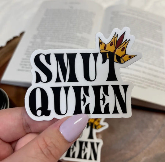 Smut Queen Bookish Sticker - Book Junkies Book Box & Shop